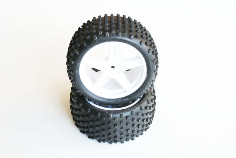 06010 Velg + Band WIT BUGGY VOOR (2St)